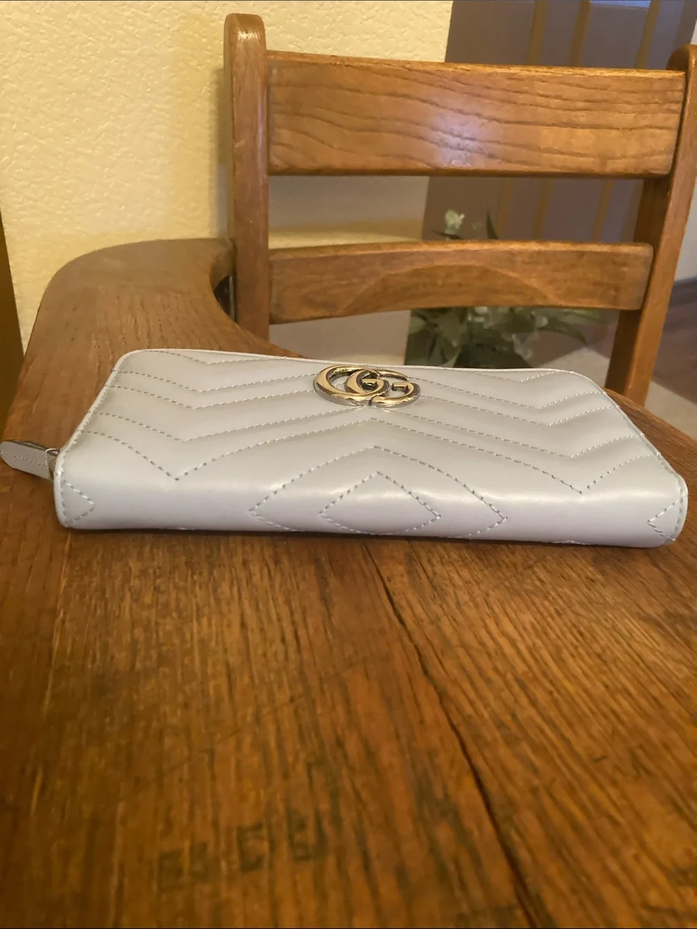 Gucci Calfskin Matelasse GG Marmont Zip Around Wallet Limited Edition w/DB NWOT - Picture 5 of 12